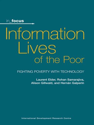 cover image of Information Lives of the Poor
